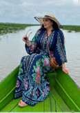 پیراهن بلند ساحلی ترک زنانه اشیلدا
