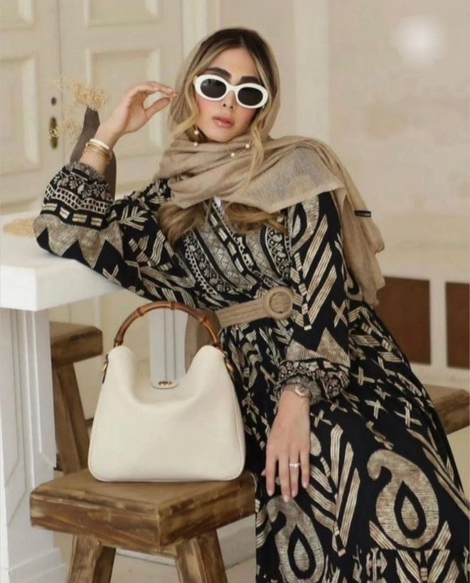 پیراهن بلندساحلی زنانه برند ترک آشیلدا